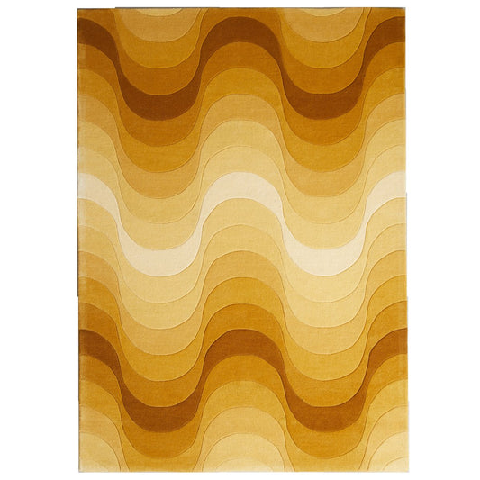 Verpan Wave rug 170x240 cm Yellow