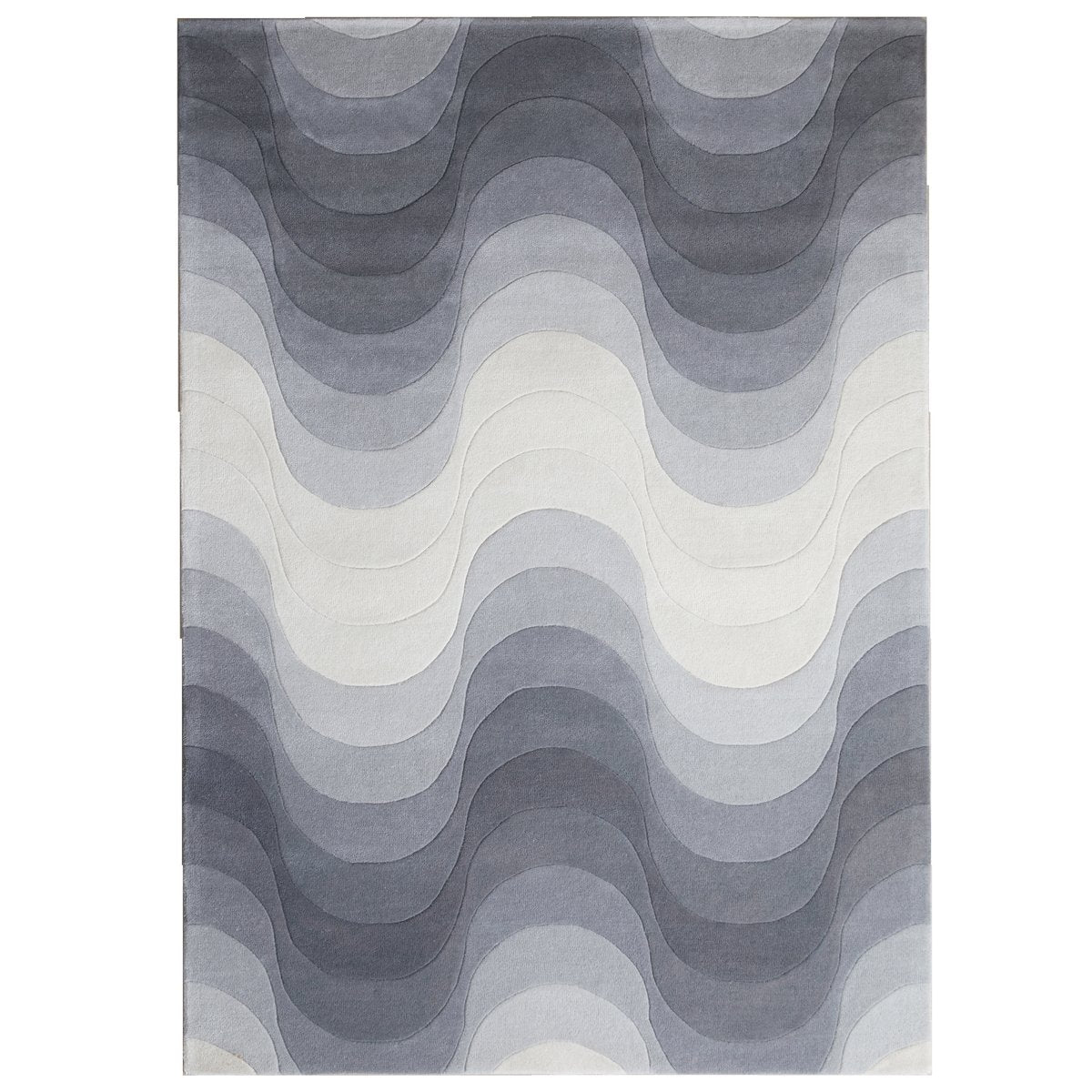 Verpan Wave rug 170x240 cm Grey