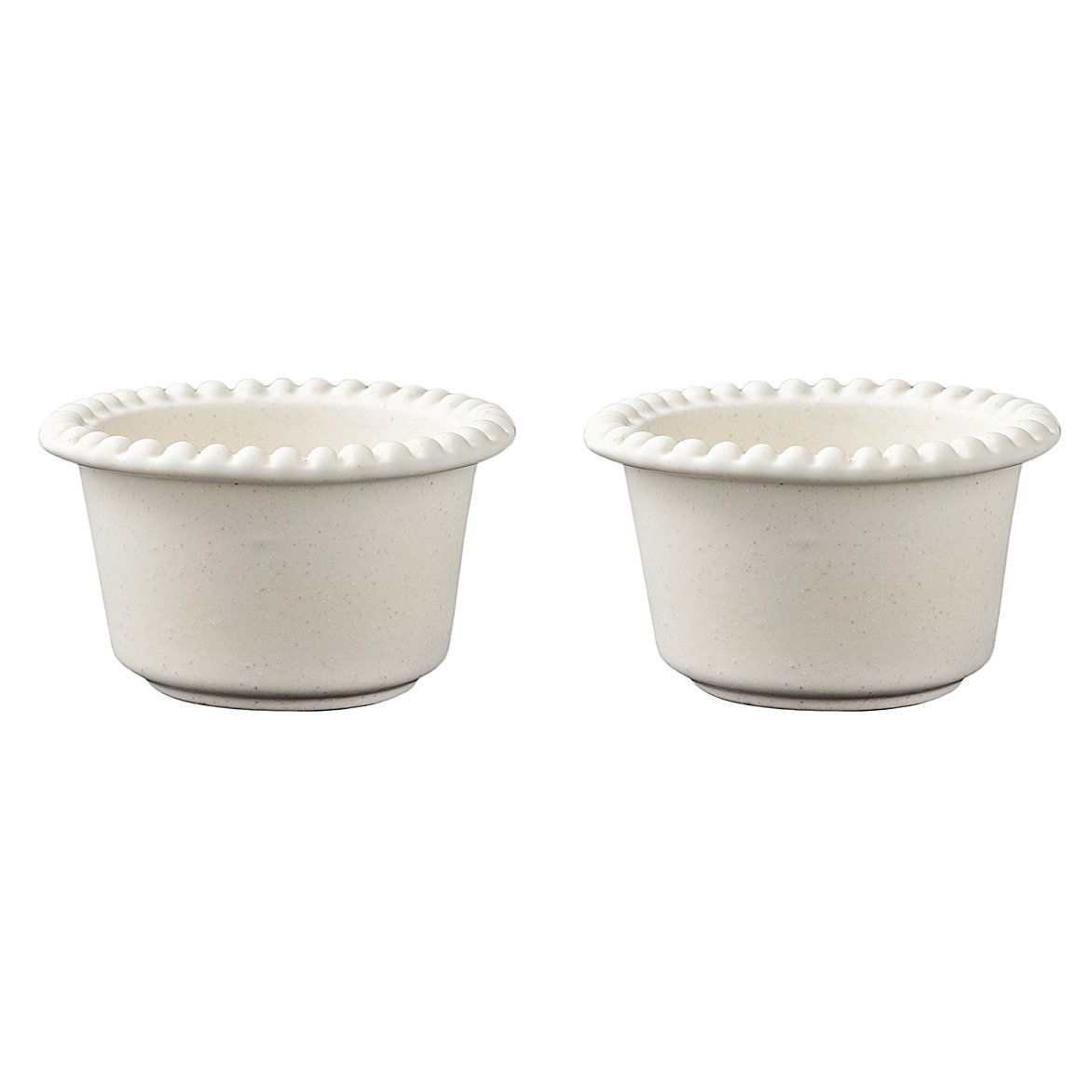 PotteryJo Daria liten skål Ø12 cm 2-pack Cotton white