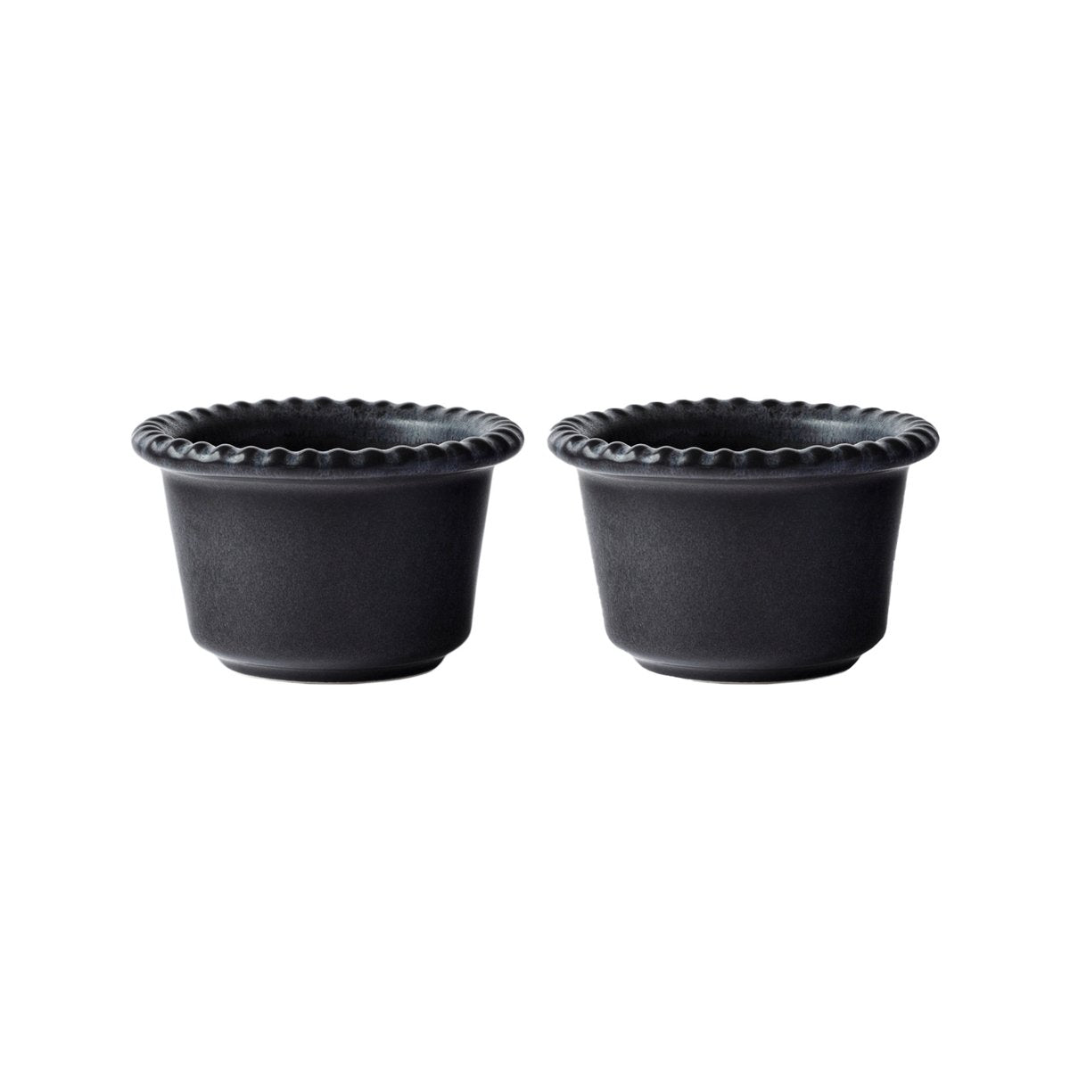 PotteryJo Daria liten skål Ø12 cm 2-pack Ink black