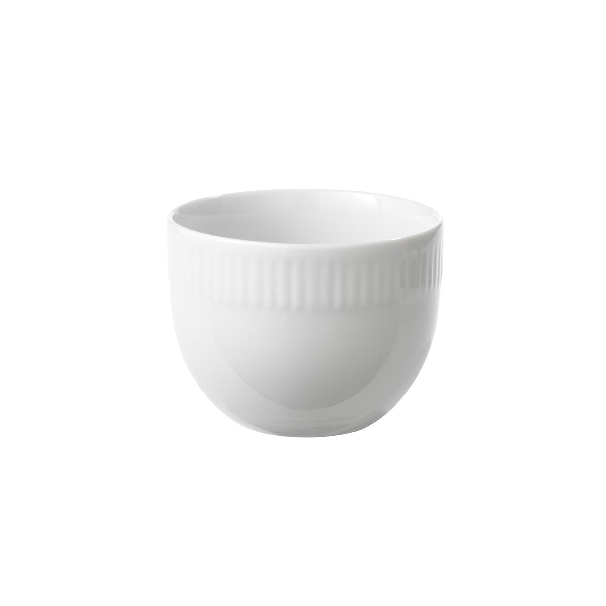 Aida Relief sugar bowl white