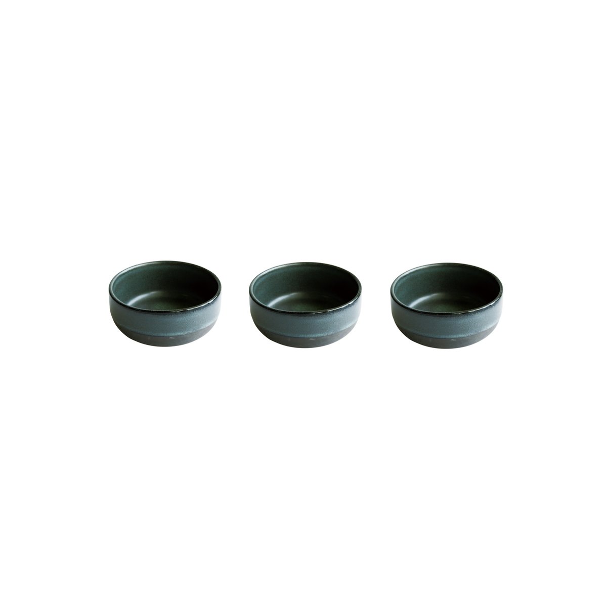 Aida Raw bowl mini Ø7.5 cm 3-pack northern green