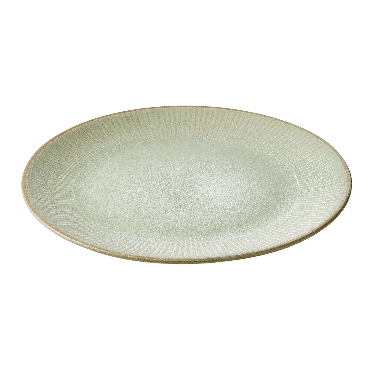 Aida Relief plate 27 cm green