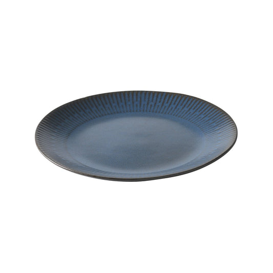 Aida Relief plate 22 cm blue