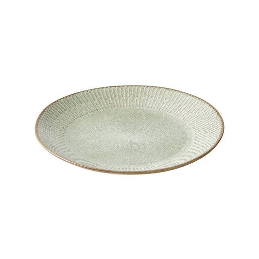 Aida Relief plate 22 cm green