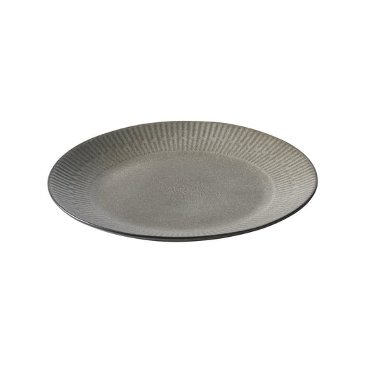 Aida Relief plate 22 cm grey