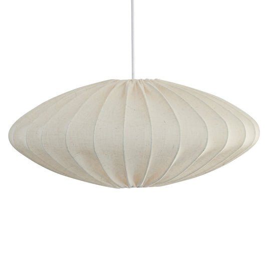 Watt & Veke Ellipse Lampenschirm 65cm Leinen Natural