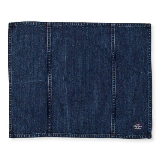 Lexington Icons Denim Platzdecke 40 x 50cm Denim blue