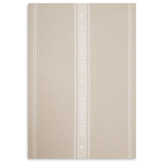 Lexington Icons Star Geschirrtuch 50 x 70cm Beige-white