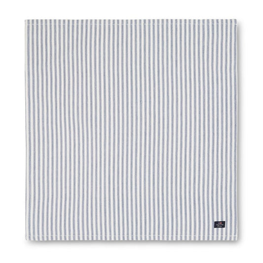 Lexington Icons Herringbone Striped Serviette 50 x 50cm Blue-white