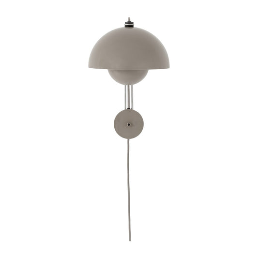 &Tradition Flowerpot vägglampa VP8 Grey beige