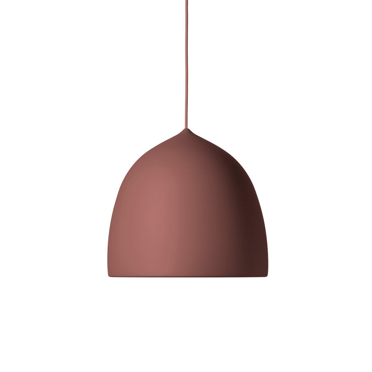 Fritz Hansen Suspence P1.5 Pendelleuchte Powder burgundy