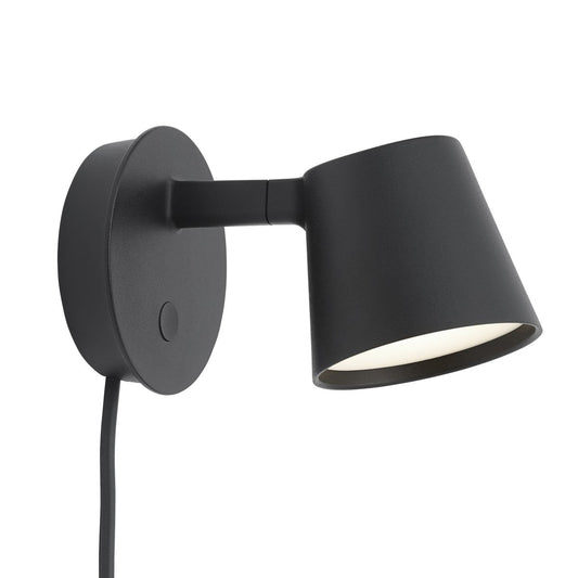 Muuto Tip wall lamp black