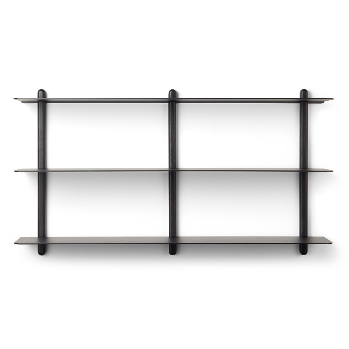 Gejst Nivo shelf D large Dark-stained ash-black