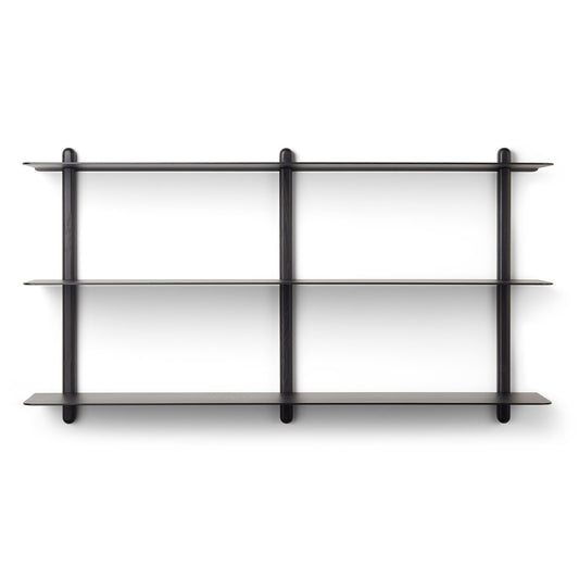 Gejst Nivo shelf D large Dark-stained ash-black