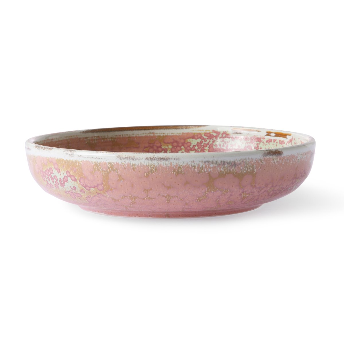 HKliving Home Chef djup tallrik medium Ø19,3 cm Rustic pink