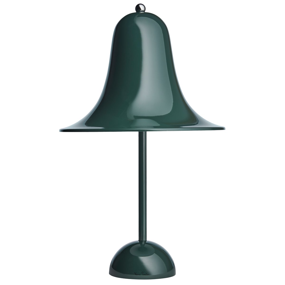 Verpan Pantop Tischleuchte Ø23 cm Dark green