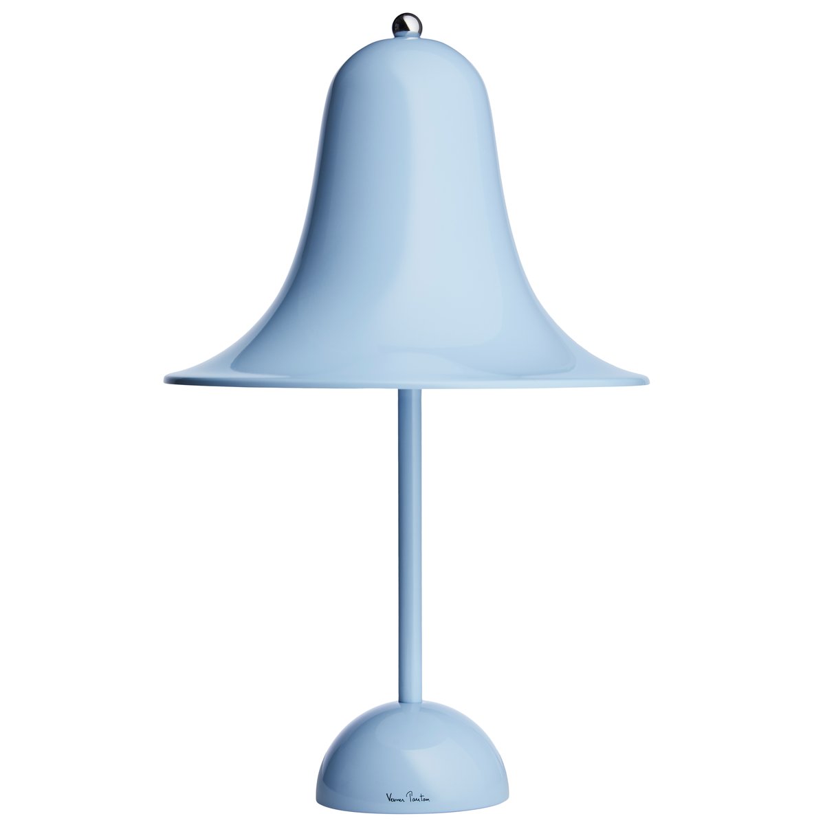 Verpan Pantop bordslampa Ø23 cm Light blue