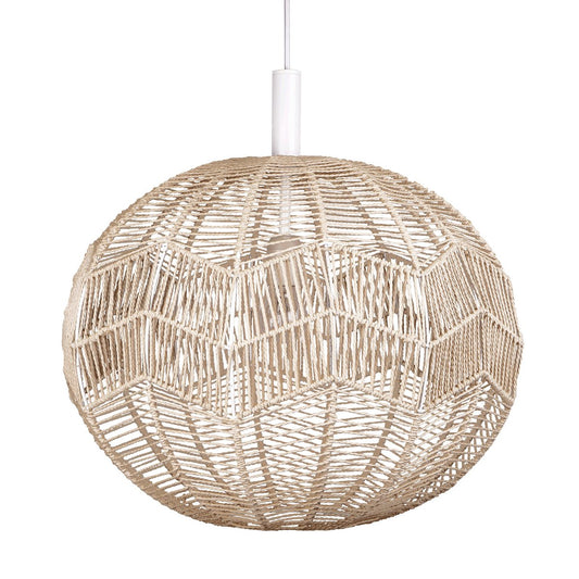 Globen Lighting Missy Pendelleuchte Ø45cm Natur-weiß