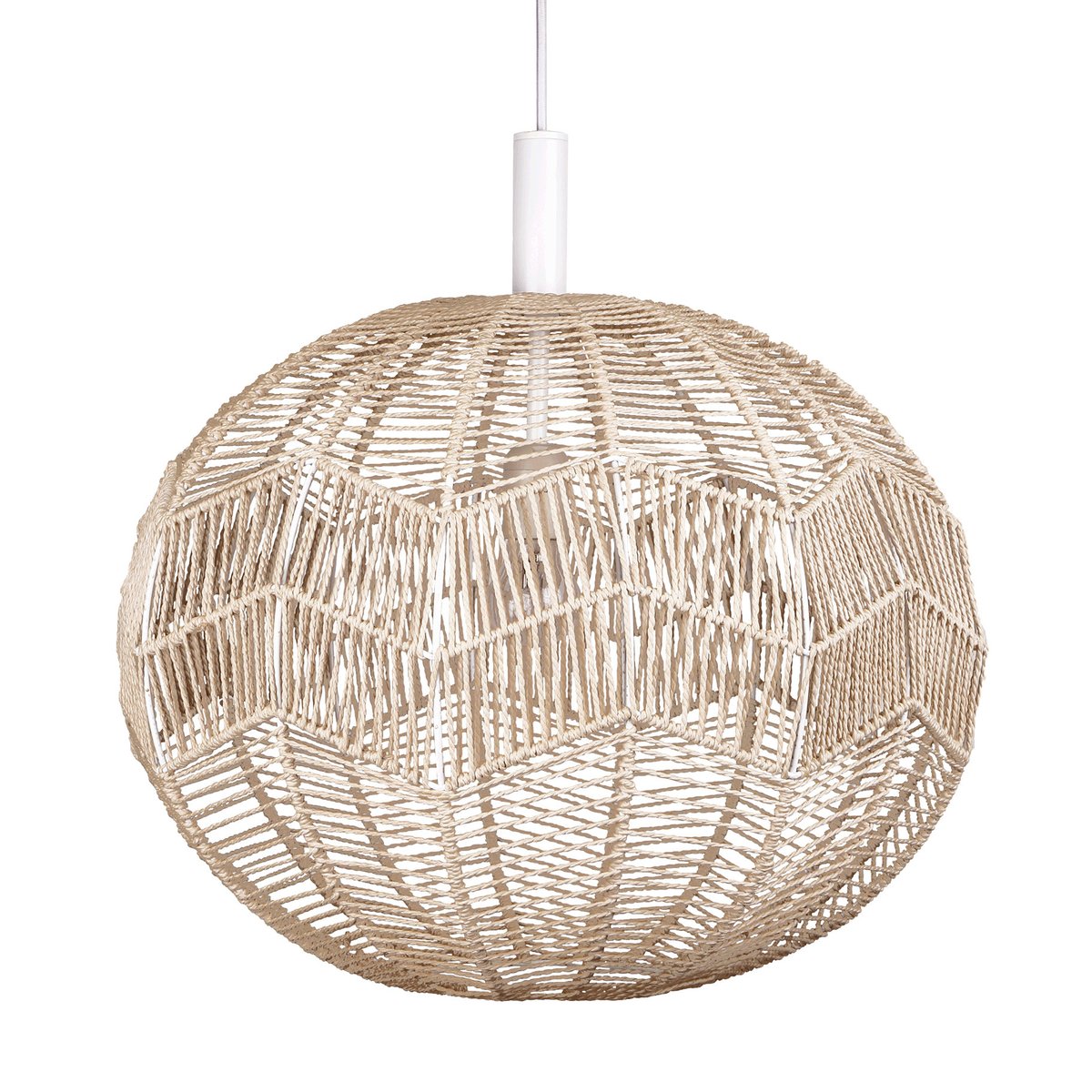 Globen Lighting Missy pendel Ø45 cm Natur-vit