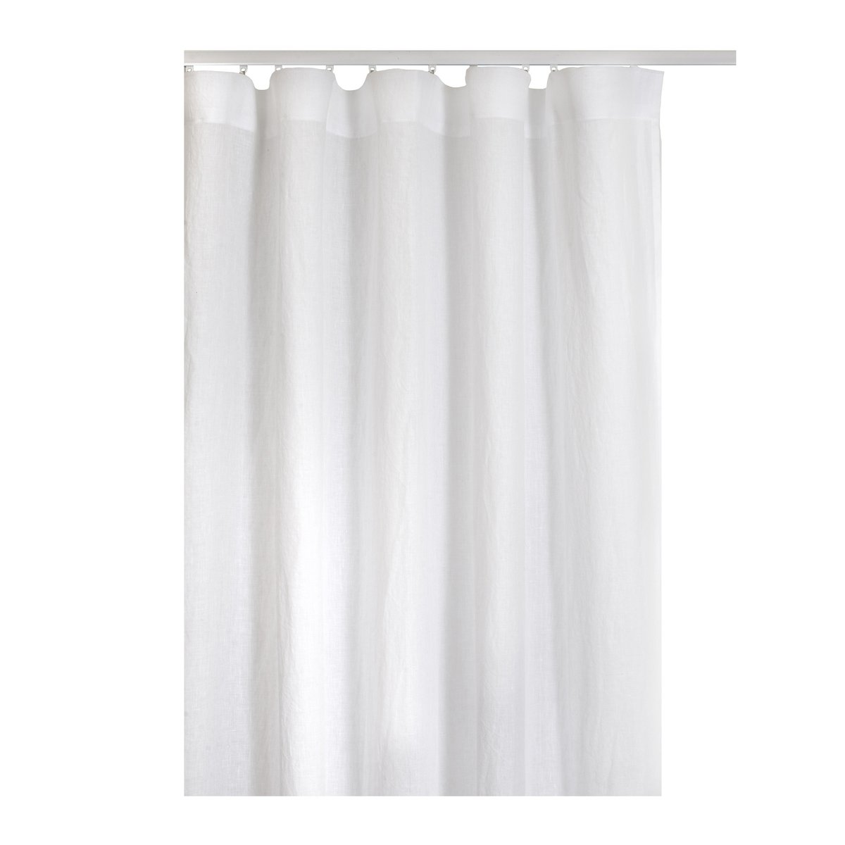 Himla Twilight Gardine mit Faltband 140 x 290cm White