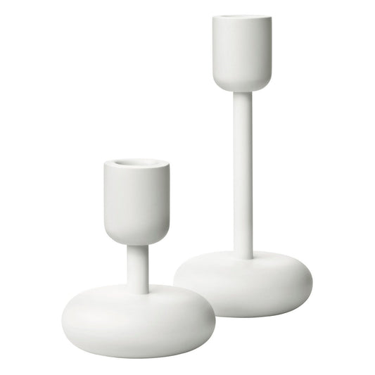 Iittala Nappula ljusstake set Vit