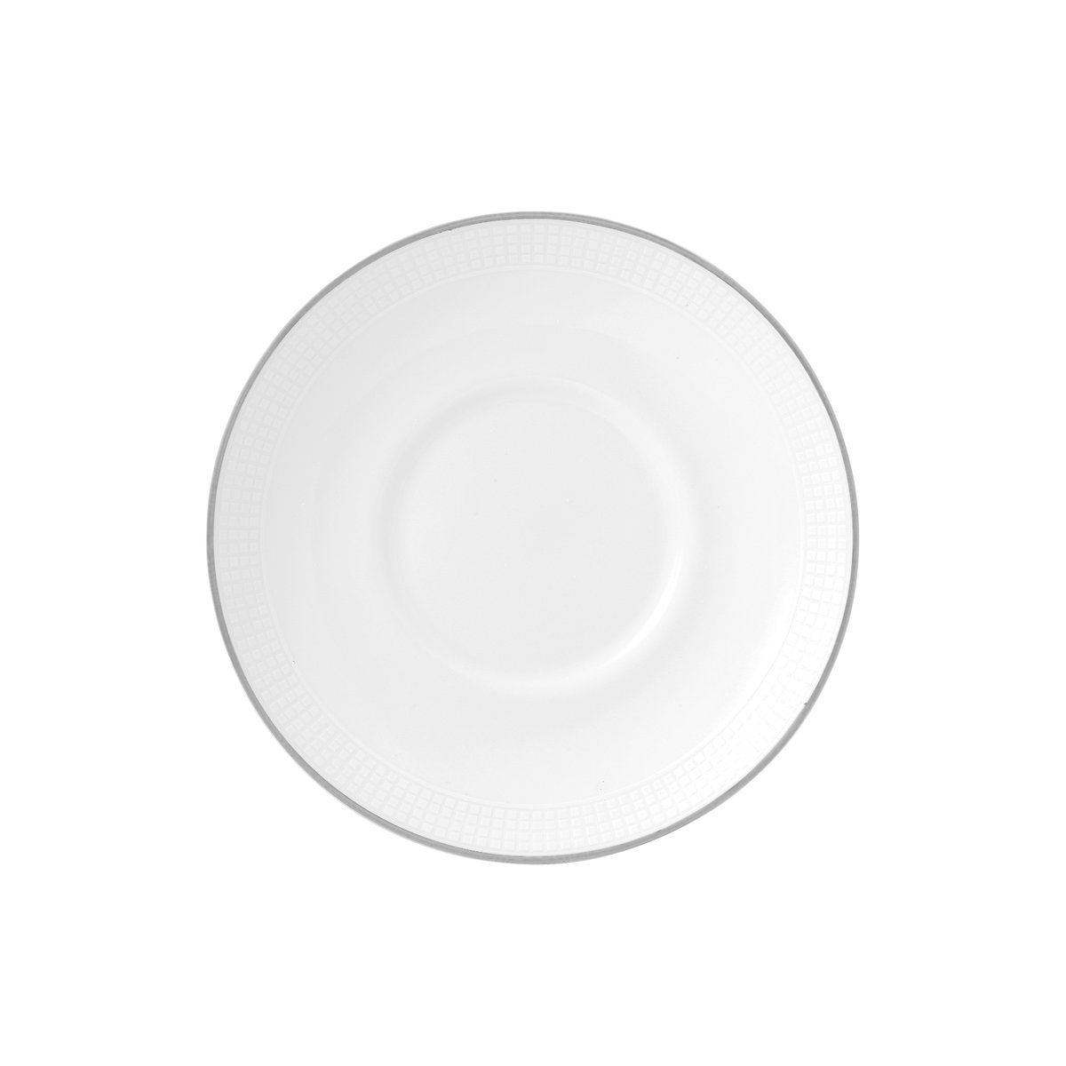 Wedgwood Vera Wang Blanc Sur Blanc espressofat Ø12,5 cm