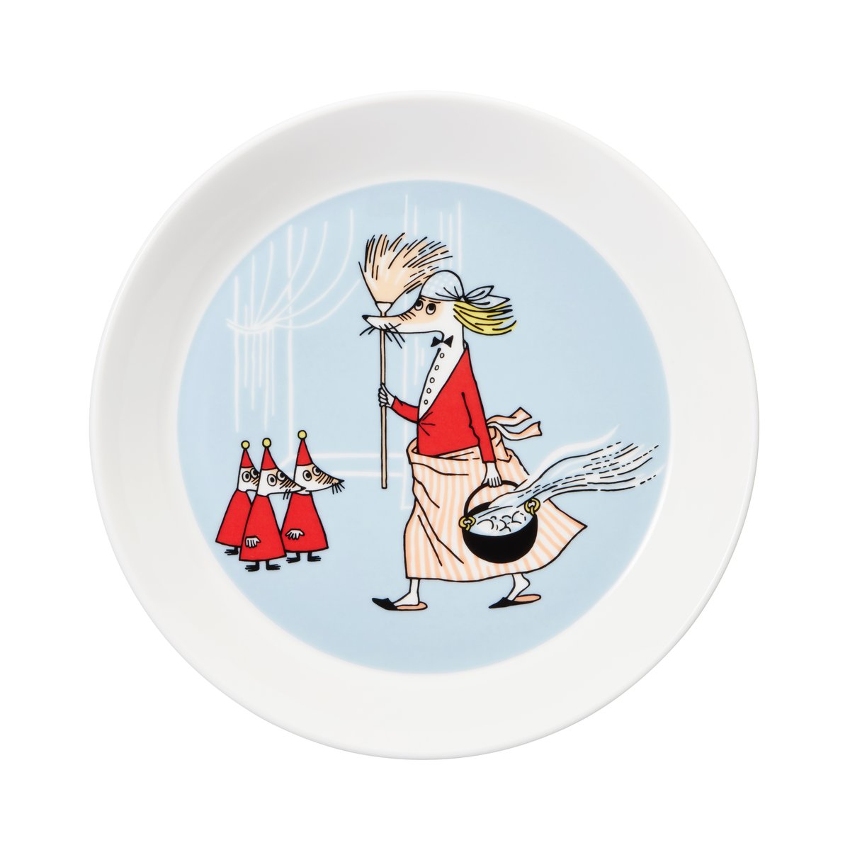 Arabia Fillyjonk Moomin plate grey