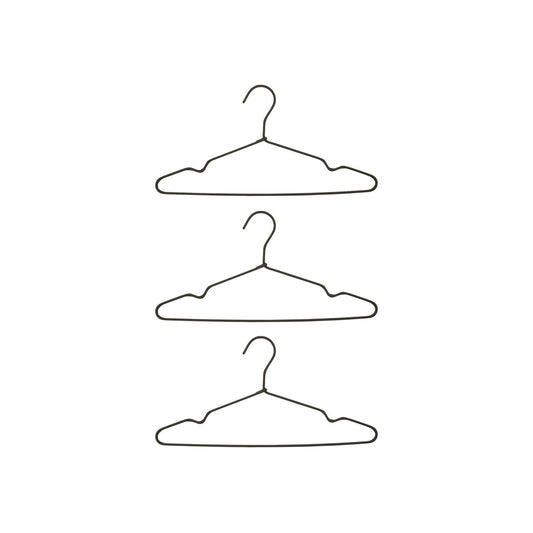 House Doctor Wire hanger 3-pack dark grey