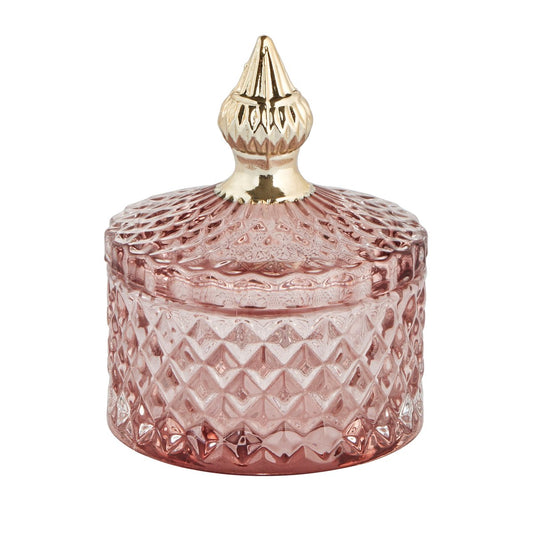 Lene Bjerre Miya storage jar with lid Ø8.5 cm Misty rose