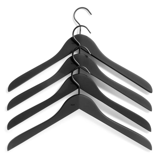 HAY HAY hanger slim 4-pack Black