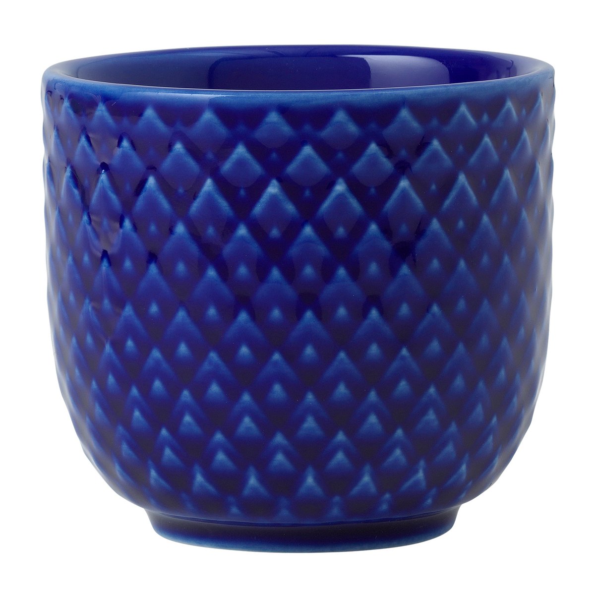 Lyngby Porcelæn Rhombe egg cup Ø5 cm Dark blue