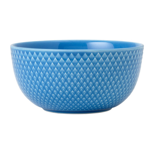 Lyngby Porcelæn Rhombe bowl Ø13 cm Blue