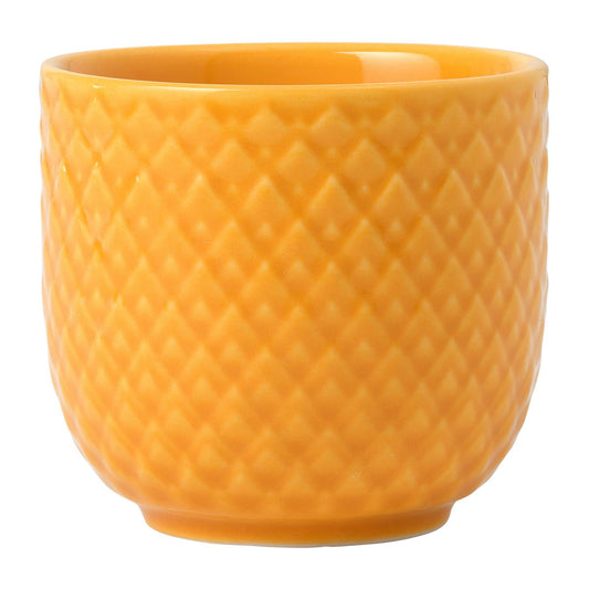 Lyngby Porcelæn Rhombe egg cup Ø5 cm Yellow