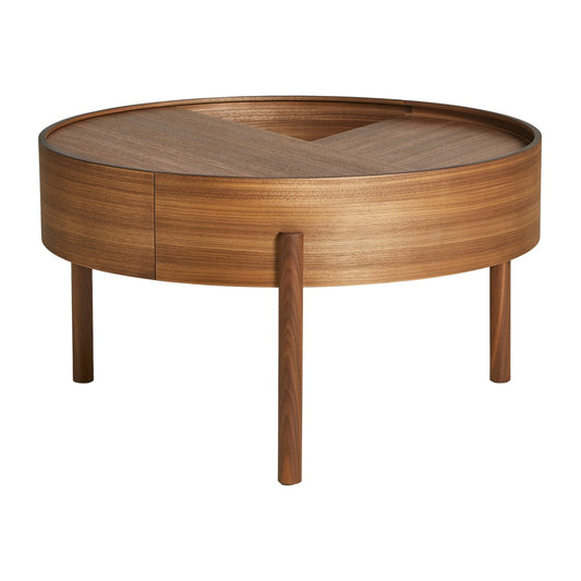 Woud Arc coffee tableØ66 cm Walnut