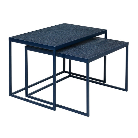 Broste Copenhagen Tilde Beistelltisch Set Dark blue