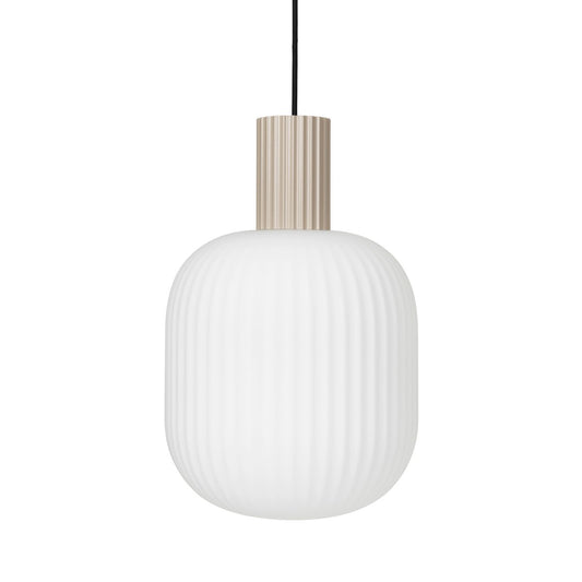 Broste Copenhagen Lolly pendant lamp sand-white-Ø27 cm