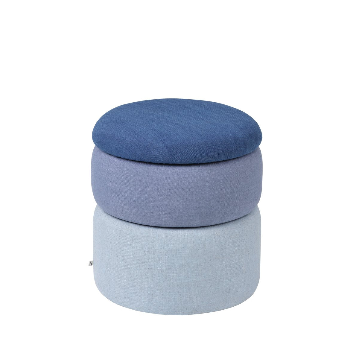 Broste Copenhagen Pond pouffe 42 cm Blue shades