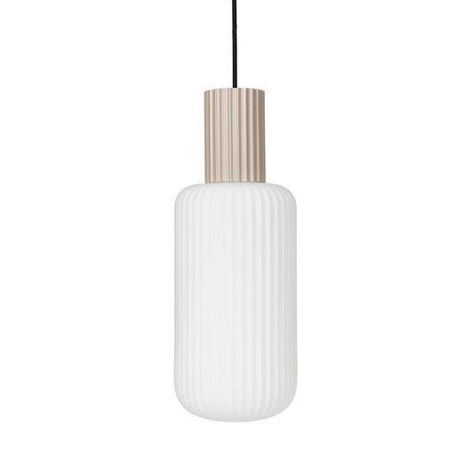 Broste Copenhagen Lolly pendant lamp sand-white-Ø16 cm