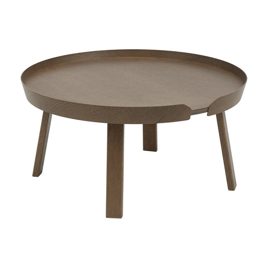 Muuto Around Beistelltisch groß Stained dark brown