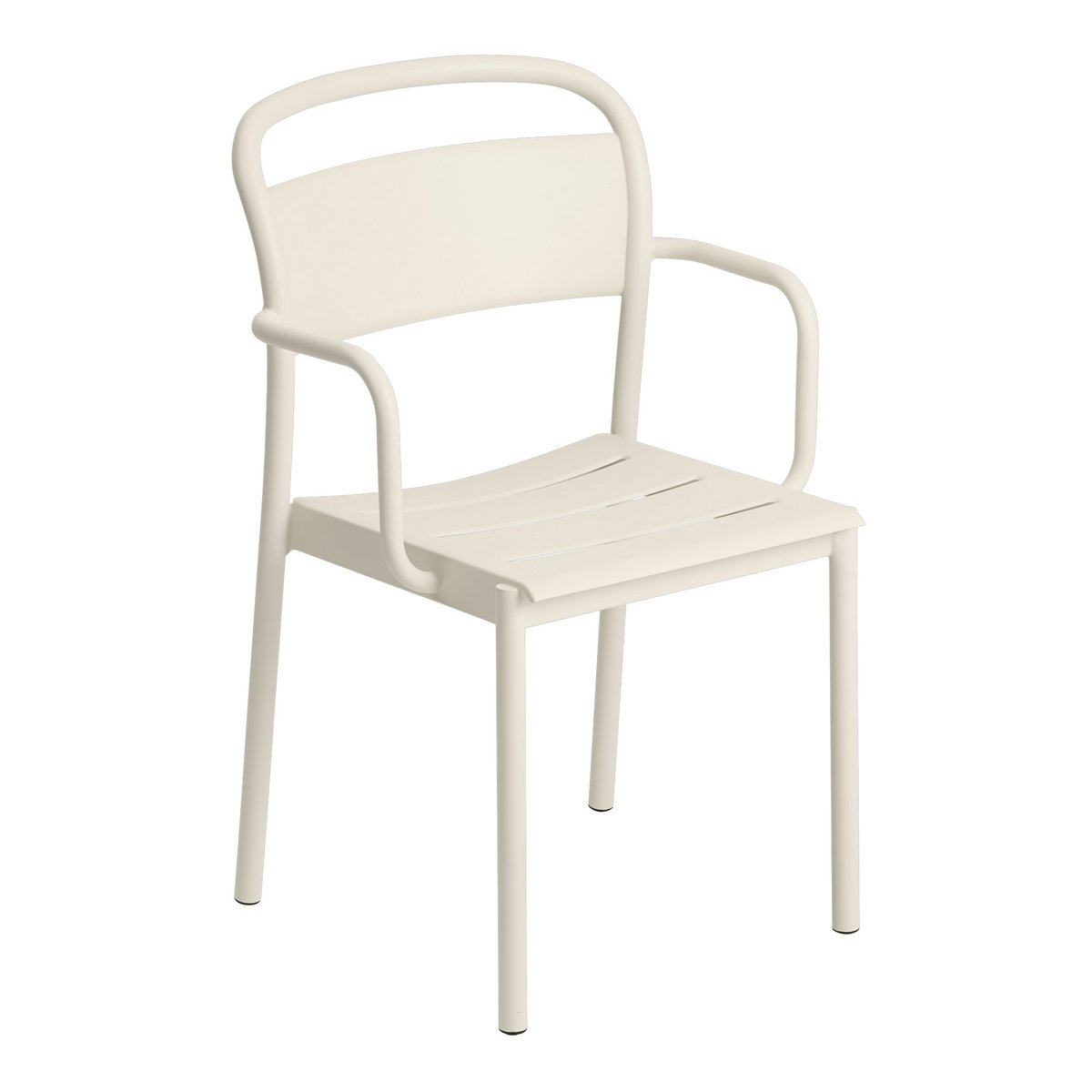 Muuto Linear steel armchair Armstuhl Off-white