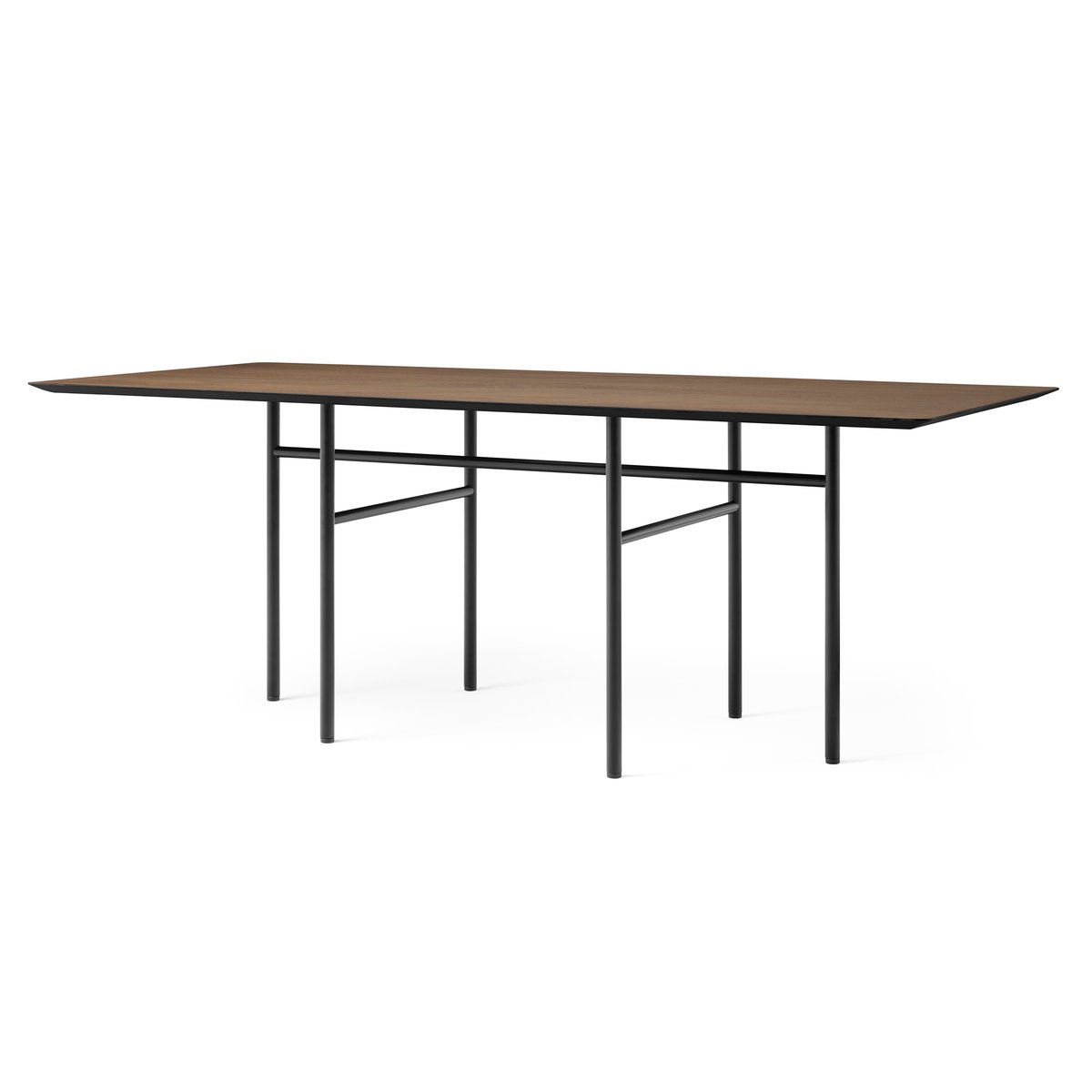 Audo Copenhagen Snaregade table rectangular Black-dark stained oak