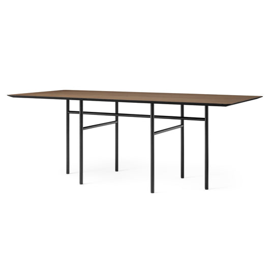 Audo Copenhagen Snaregade table rectangular Black-dark stained oak