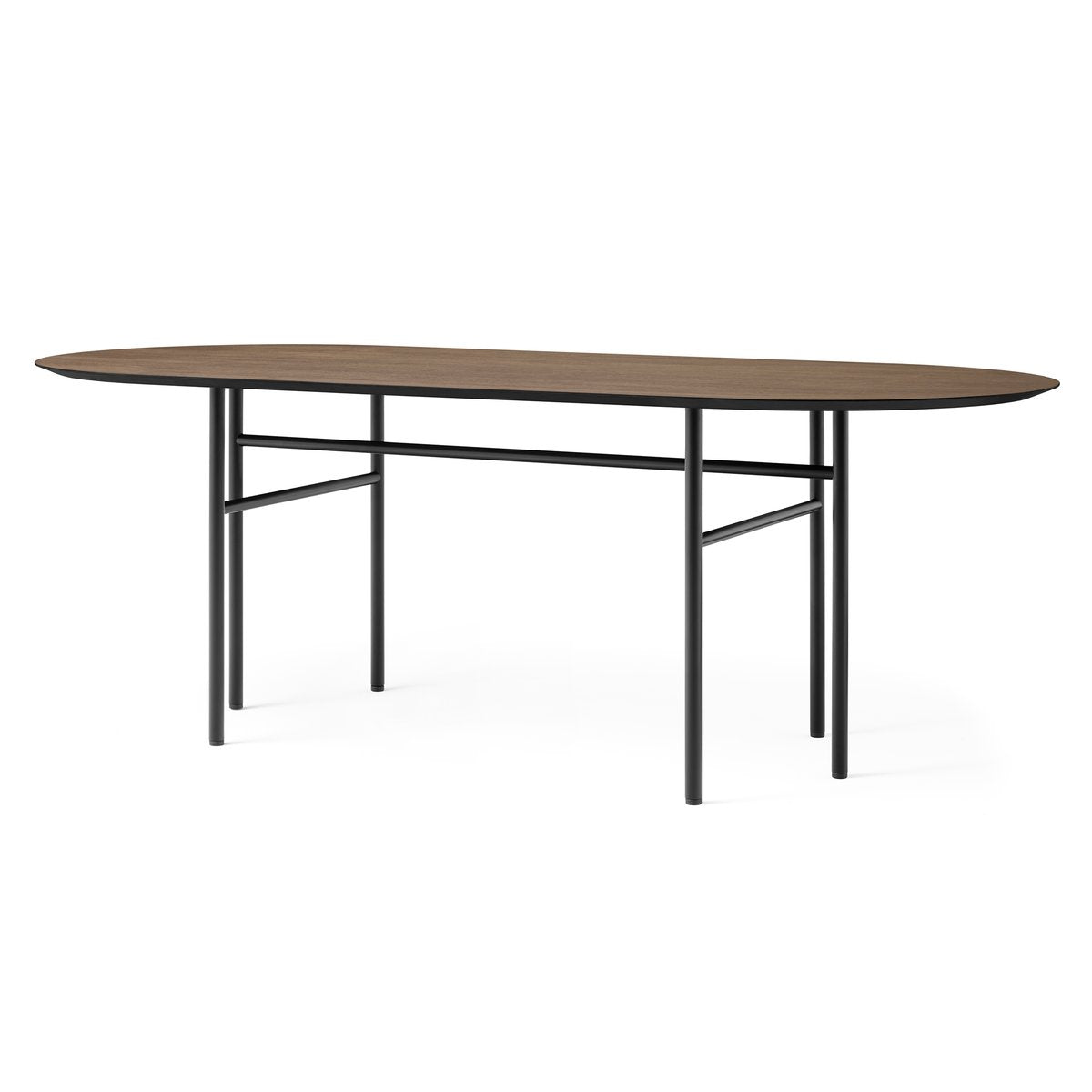 Audo Copenhagen Snaregade table oval Black-dark stained oak