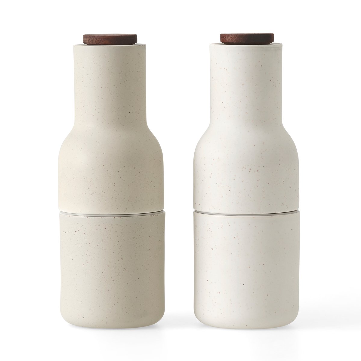 Audo Copenhagen Bottle Grinder kryddkvarn keramik 2-pack Sand (valnötslock)