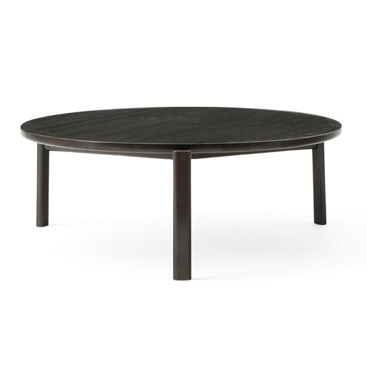 Audo Copenhagen Passage coffee table Ø90 cm Dark-coated oak