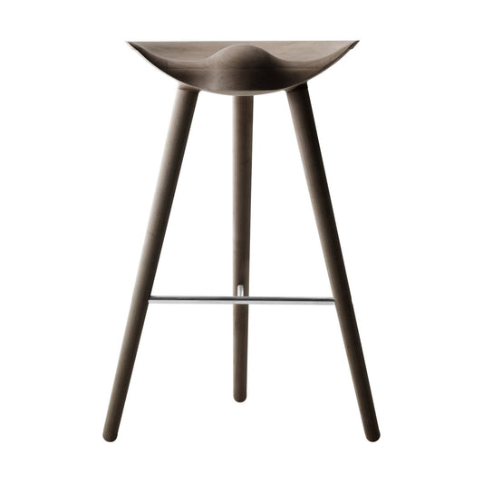 Audo Copenhagen ML42 barstool 69 cm Brown oiled oak-steel