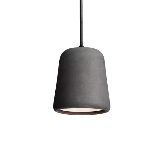 New Works Material Pendelleuchte Dark grey concrete