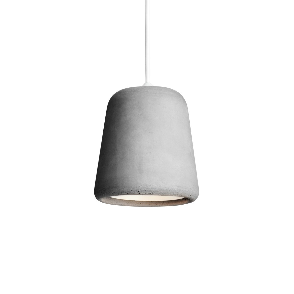 New Works Material Pendelleuchte Light grey concrete