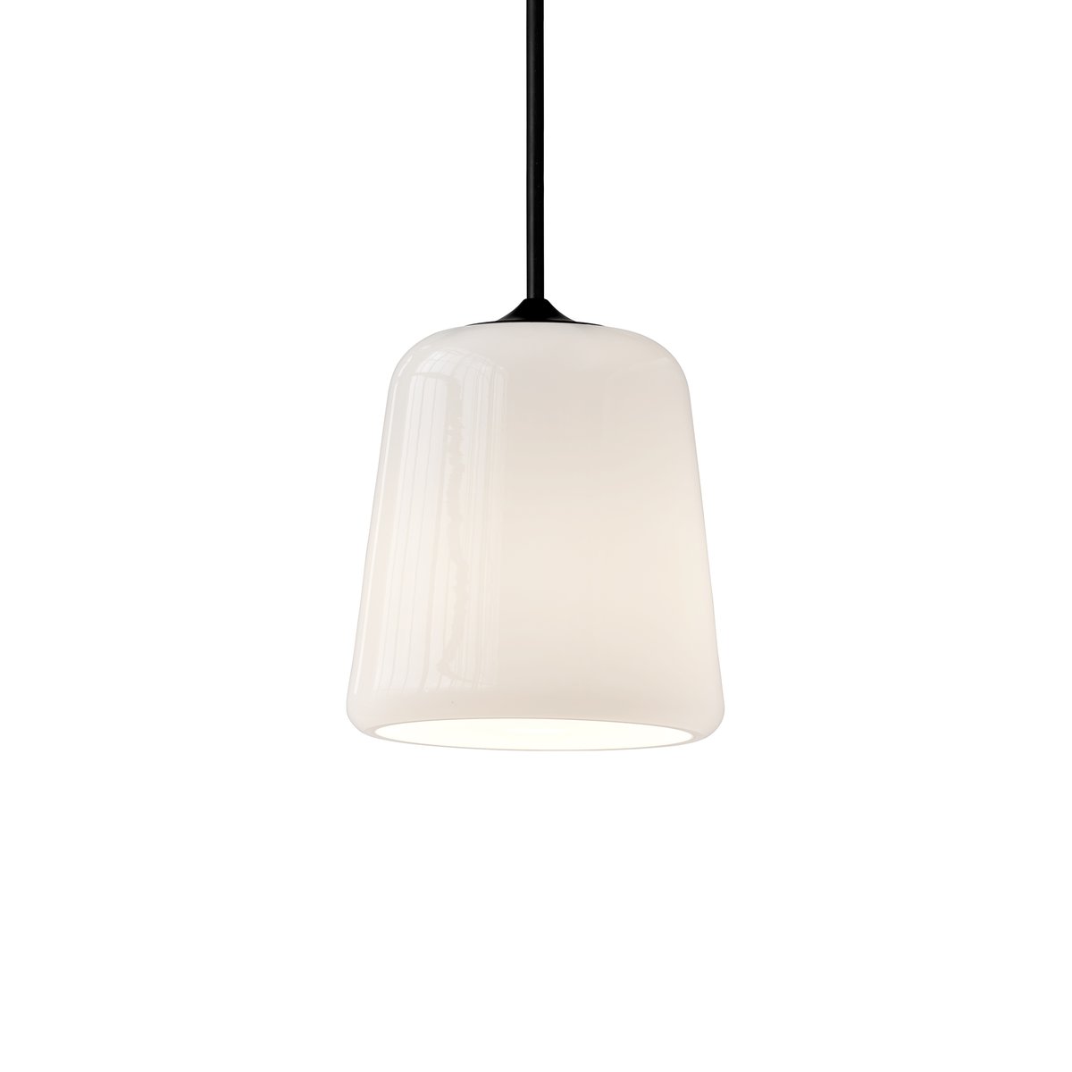 New Works Material pendant lamp White opal glass